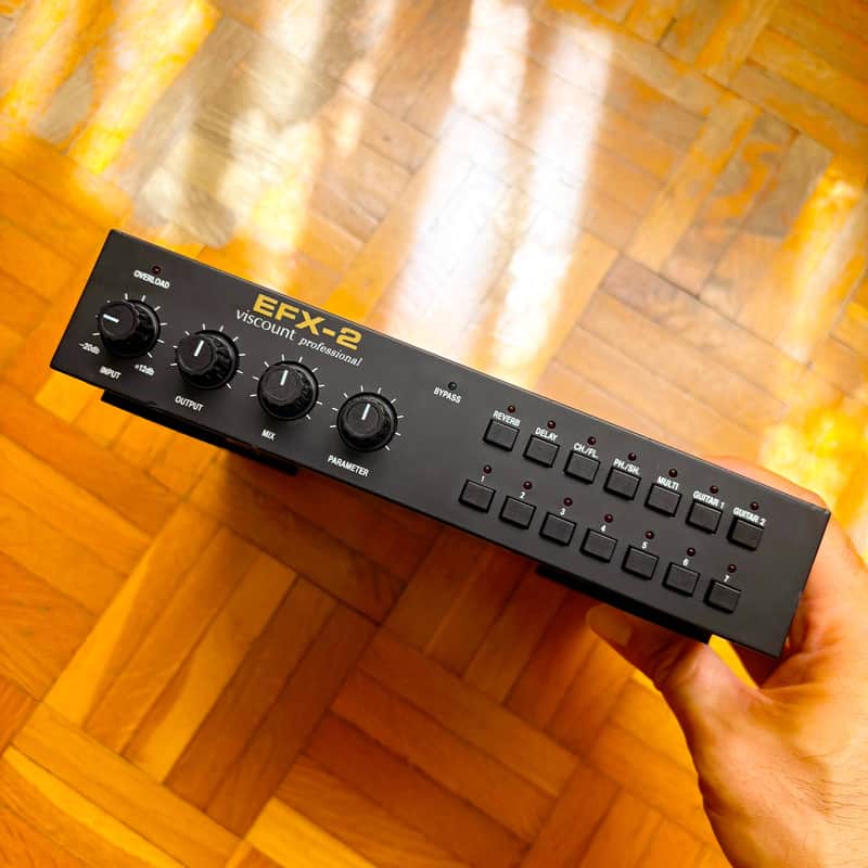 Viscount EFX-2 (Italy, 1995) Vintage Half Rack Multi Effects Processor with Power Supply and Bypass Footswitch – Fully Tested! image 1