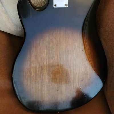 TEISCO WG-4L Circa 1960’s Electric Guitar Sunburst 4 pickup combo w Gigbag image 5