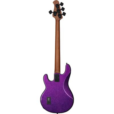Sterling by Music Man StingRay RAY34 Electric Bass, Purple Sparkle image 3