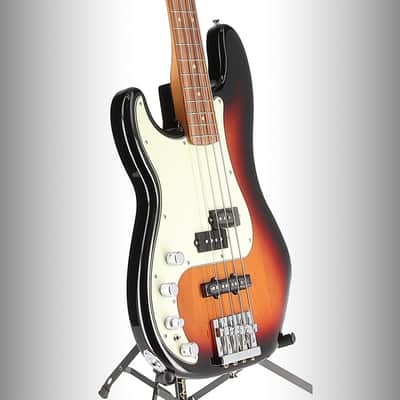 Fender Player Plus Precision Bass, Left-Hand, Pau Ferro Fingerboard, 3-Color Sunburst (U2) (56928) image 3