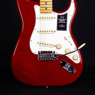 Fender Player II Stratocaster, Maple FB, Chambered Mahogany, Transparent Mocha Burst image 1