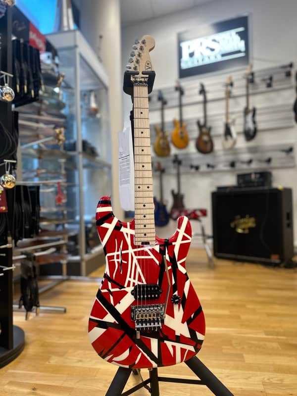 EVH Striped Series Electric Guitar 2013 - Present - Red/Black/White image 1