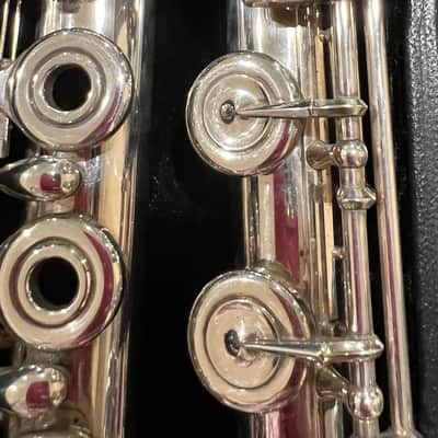 Verne Q.Powell Handmade Conservatory Silver Flute 1951 - sterling silver image 18