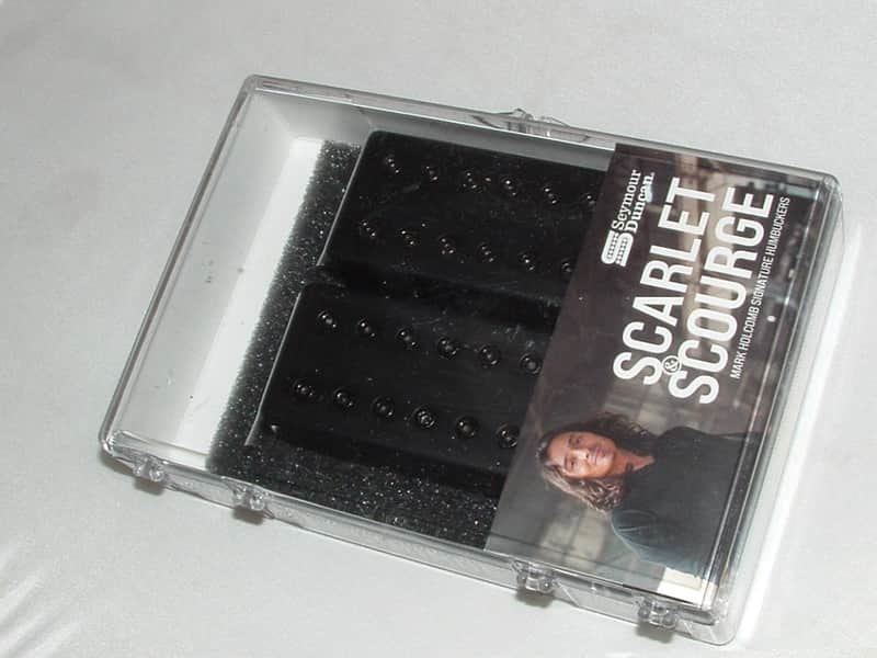 Seymour Duncan Mark Holcomb Signature Scarlet Scourge 8 String Set (Black Cover)  New with Warranty image 1