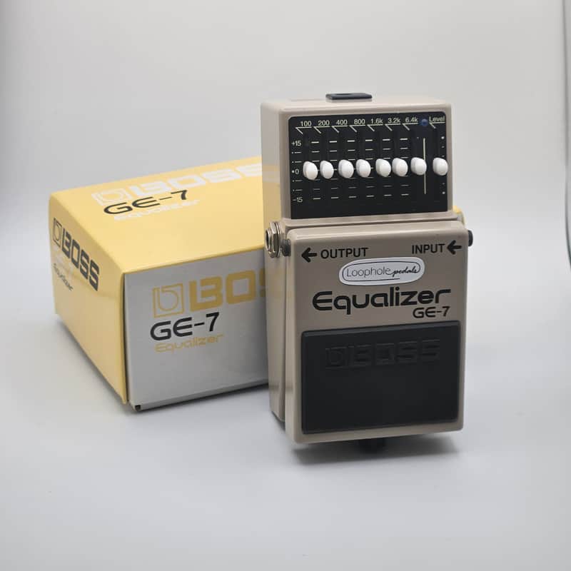 Boss GE-7 Equalizer HiFi Mod Modded by Loophole Pedals WITH BOX image 1