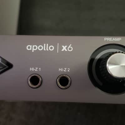 Universal Audio Apollo x6 Thunderbolt 3 Audio Interface 2018 - Present - Black image 7