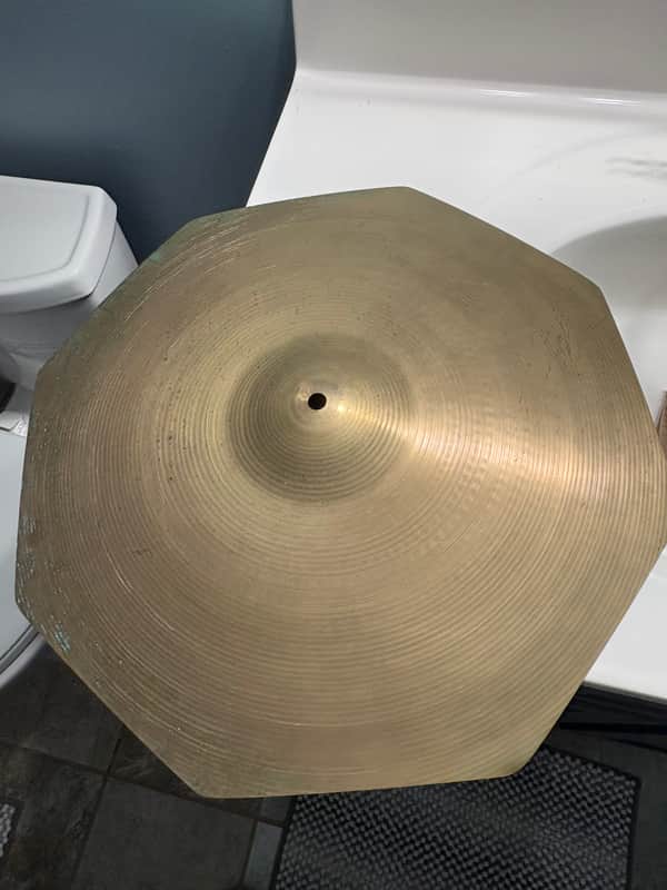 Sabian 20” octagon cymbal AA 80s - Bronze image 1