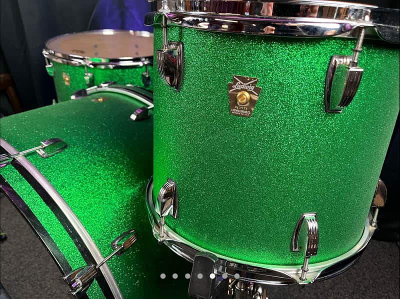 Ludwig Classic Maple classic maple - Green sparkle image 1