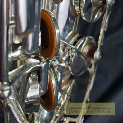 NO TARIFFS - Vintage Yamaha YAS-62S Silver Alto Saxophone Purple Logo image 15