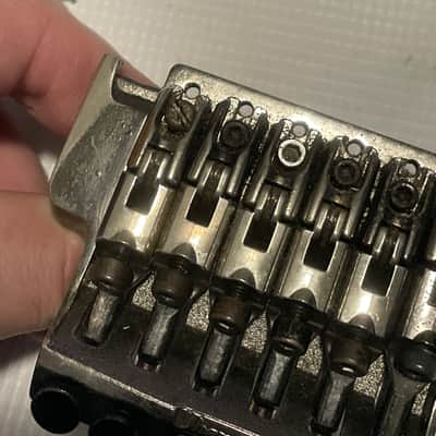 2010's Ibanez RG Series Edge III Cosmo Black Floyd Rose Tremolo Bridge & Arm (Needs Work) image 14