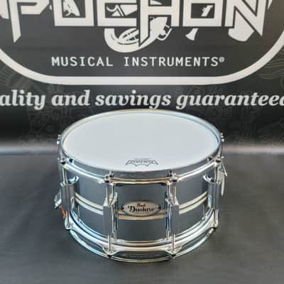 PEARL 14X6.5 DUOLUXE CHROME BRASS SNARE DRUM (CLEARENCE) image 1