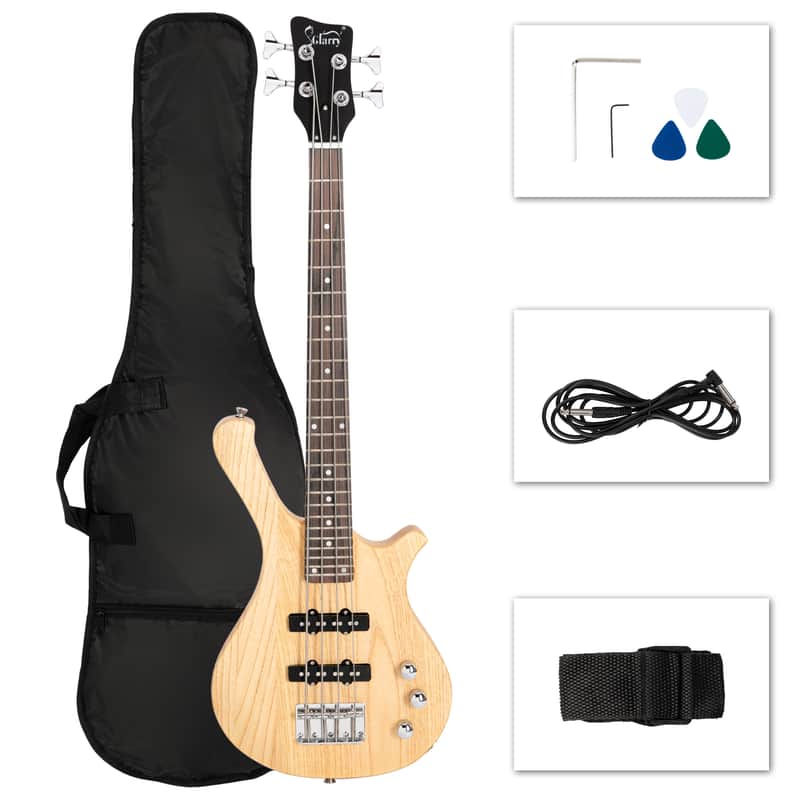 🎸SHORT SCALE "Warstick" Style Electric Bass Guitar +Rosewood Fretboard +Cable!🎸 image 1