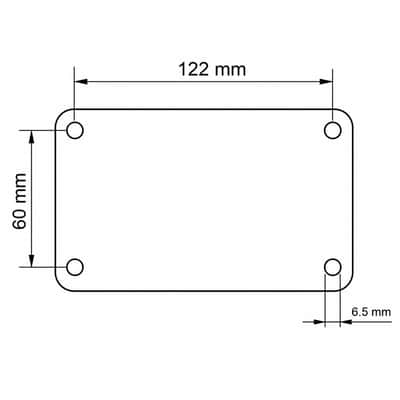 Pearl Export Bass Drum cover/blanking/delete plate image 3