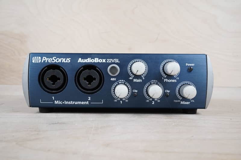 PreSonus AudioBox 22VSL 2011 Blue w/ USB Cable image 1