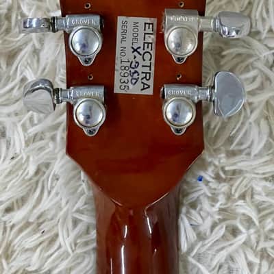 Electra MPC LP Style X350 Single Cutaway Antique Sunburst Electric Guitar + Case image 9