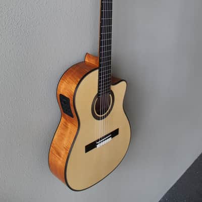 Brand New Cordoba Fusion 14 Maple Nylon String Acoustic/Electric Classical Guitar image 4