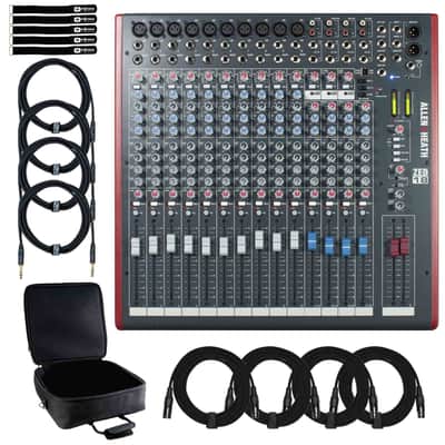 Allen & Heath ZED-18 Multipurpose USB Mixer for Live Sound & Recording w Case image 1