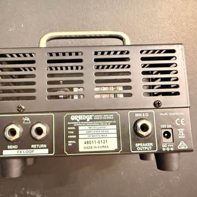 Orange Micro Dark 20-Watt Guitar Amp Head 2015 - Present Black image 5