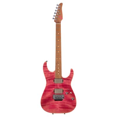 Tom Anderson Lil Angel - Transparent Pink w/Transparent White Back - 24 fret Drop Top - Custom Boutique Electric Guitar - NEW! image 7
