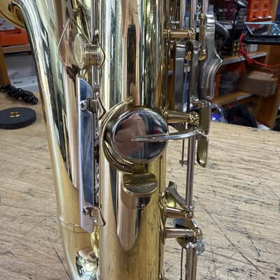 Used Yamaha YAS-23 Alto Sax Saxophone with Case Mouthpiece Neck Strap Just Serviced image 18