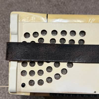 *Taking Offers* Hohner Imperial III Piano Accordion 26-Key 1930-1939 - Ivory/White image 22