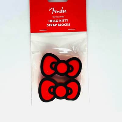 Fender x Hello Kitty Tokyo Limited Guitar Strap Lock, Squier Hello Kitty image 1