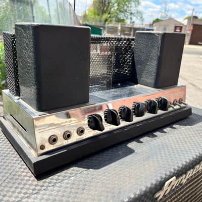 1964 Ampeg Portaflex Bass Amp 1x18" - new caps, new tubes image 3