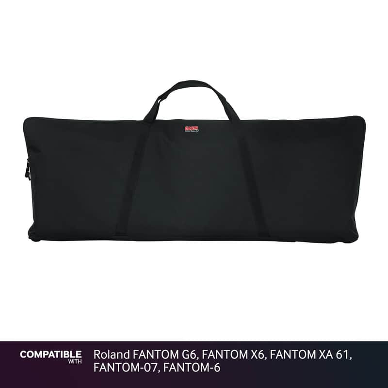 Gator Economy Keyboard Gig Bag for Roland FANTOM G6, FANTOM X6, FANTOM XA 61, FA image 1