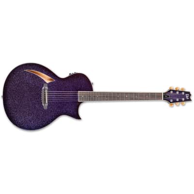 ESP LTD TL-6 Acoustic-Electric Guitar Purple Sparkle Burst BRAND NEW TL6 image 1