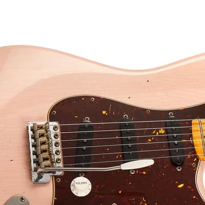 Fender Custom Shop 62 Flamethrower Stratocaster Journeyman Relic Shell Pink (Pre-Owned, 2024, EC+) #C7581784 image 4