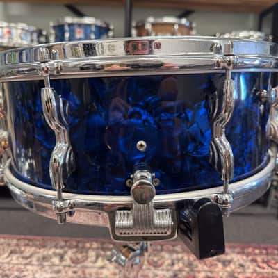 14” x 5,5” Premier 1960s Royal Ace Snare Blue Diamond Pearl image 7