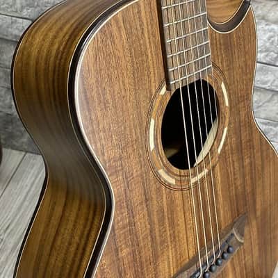 Washburn #WCGM55K-D - Comfort Series G-Mini 55 - Satin Koa with Gig Bag image 9