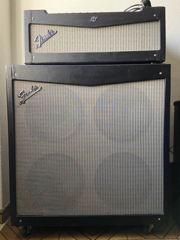 Fender Mustang V 150-Watt Modeling Guitar Amp Half-Stack 2011 - 2012 - Black image 1