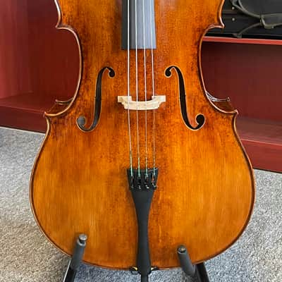 Exceptional Sounding Cello Master Wang's Own Work 200-y Old Spruce No. W8 image 9