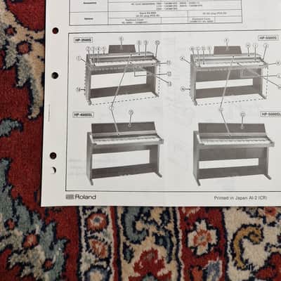 Roland  HP3500S/4000S/4000SL/5000S/5000SL Schematics /Service Manual/ Service Notes Original
