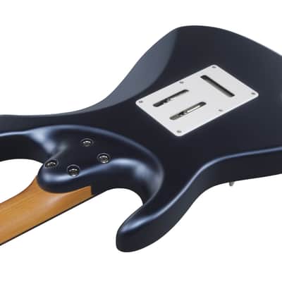 Ibanez 1B-AZ2203NTDB Prestige AZN Electric Guitar 6-String - Dark Tide Blue Flat + Case – B-Stock image 7