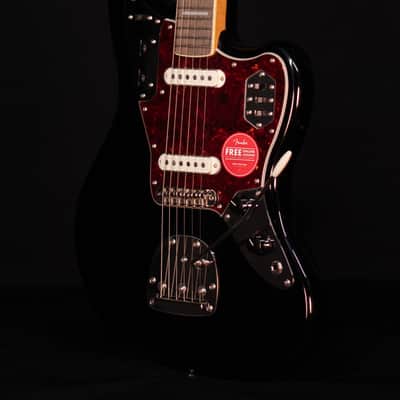Squier Classic Vibe '70s Jaguar, Laurel FB, Black image 3