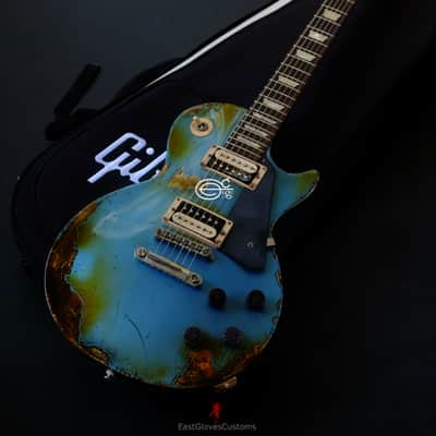 Gibson Les Paul Studio Deluxe II '60s Pelham Blue Aged Relic by East Gloves Customs (Limited Run) image 1