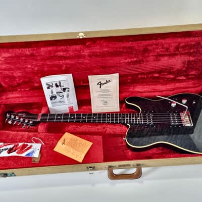 Fender Telecaster Set Neck 1991 Custom Shop Trans Black image 23