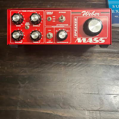 Weber Mass 100 guitar amp attenuator 2020 - Red image 1