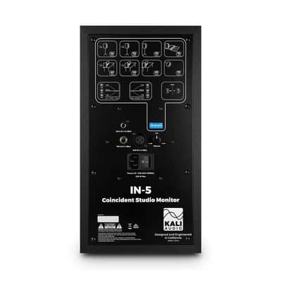 Kali Audio IN-5 Independence Series 5” 3-Way Powered Studio Monitor, Black image 2