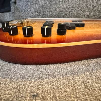 Sire Marcus Miller P10dx w/Major Upgrades 5-String Bass Roasted Flame Maple Fretboard, Natural 2023 - NT (Natural), TS (Tobacco Sunburst) image 7