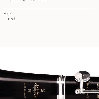 Buffet Crampon E13 Confirmed Bb Clarinet Black image 12