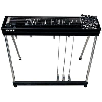 GFI S-10 SM 3x9 Standard Emmons E9 Pedal Steel Guitar 2017 Black image 1
