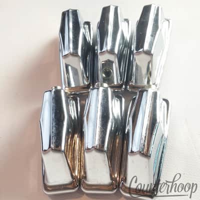 *Pearl 6x Tom/Floor/Snare Drum Lugs Japan 1 9/16" 2 5/16 Chrome Vintage 70s-80s* image 2