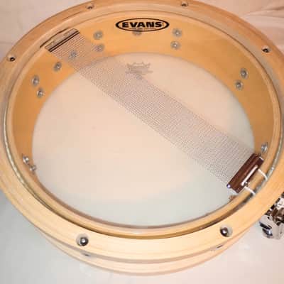 TAMA PICCOLO SNARE DRUM (see video)13" 8L 80's - NATURAL LACQUER-FREE SHIP TO C-USA! image 10