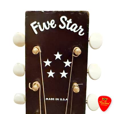 1968 Five Star Harmony-made Parlor Guitar Sunburst Acoustic – “Athena” image 8