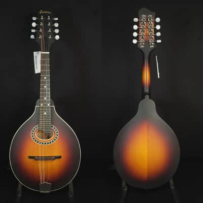 Eastman MD304E Electric A Style Oval Hole Electric K&K Mandolin with Bag image 3