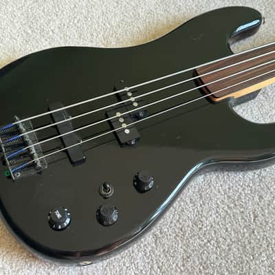 Vintage Fender Contemporary Jazz Bass Special Fretless 1989 MIJ Japan Black image 4
