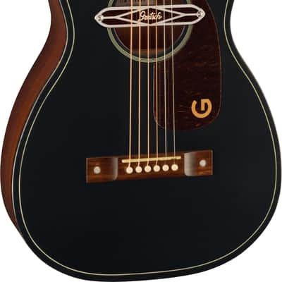 Gretsch Deltoluxe Parlor Black Acoustic-Electric Guitar image 1